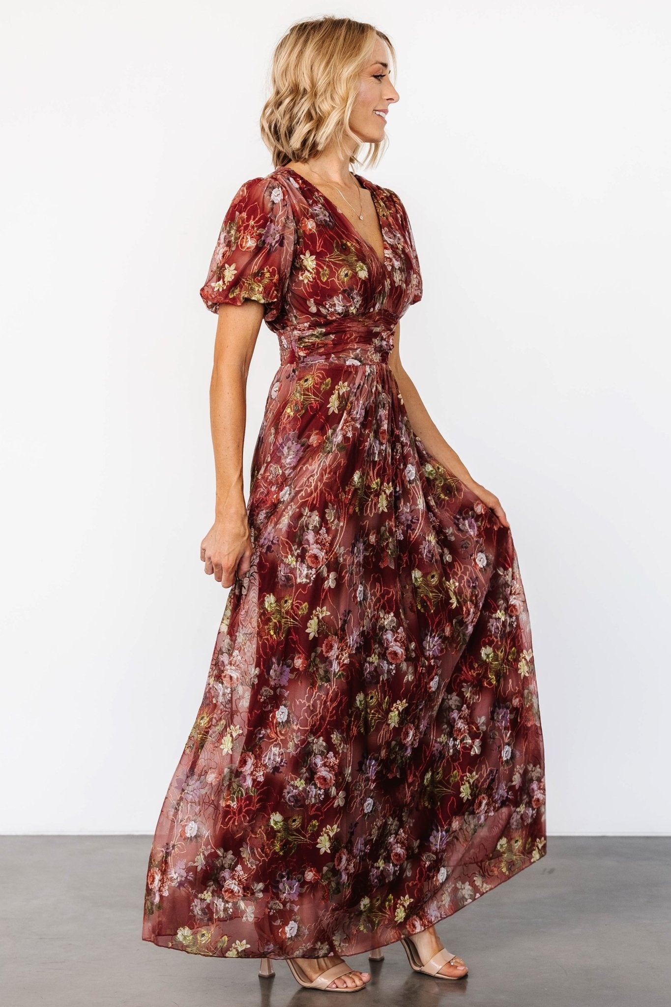 Ardley Maxi Dress | Rust Multi Floral - Baltic Born