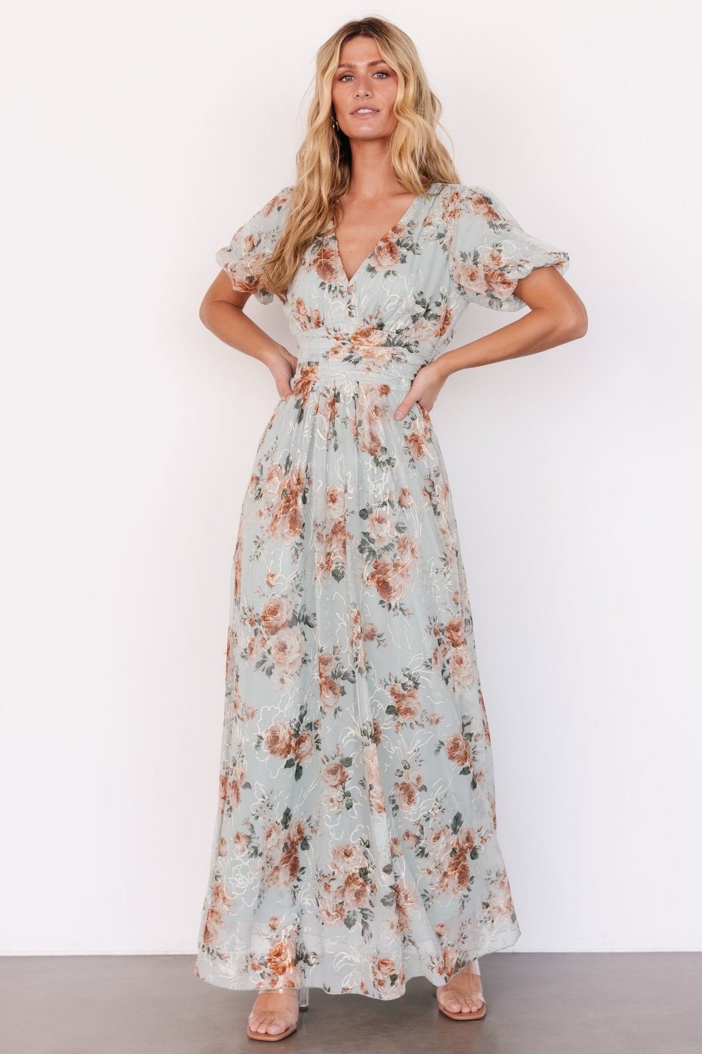 Ardley Maxi Dress | Sage Floral - Baltic Born