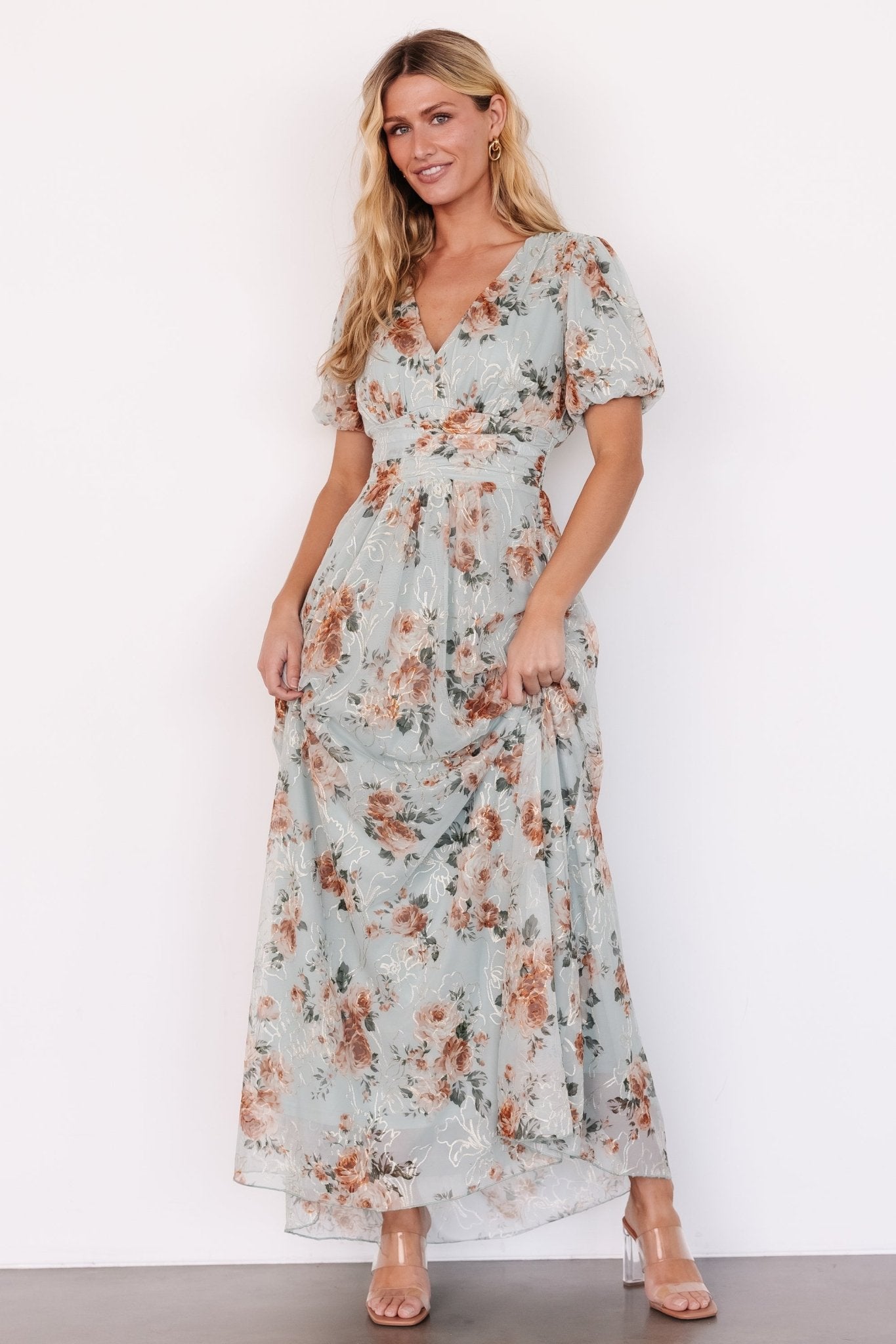 Ardley Maxi Dress | Sage Floral - Baltic Born