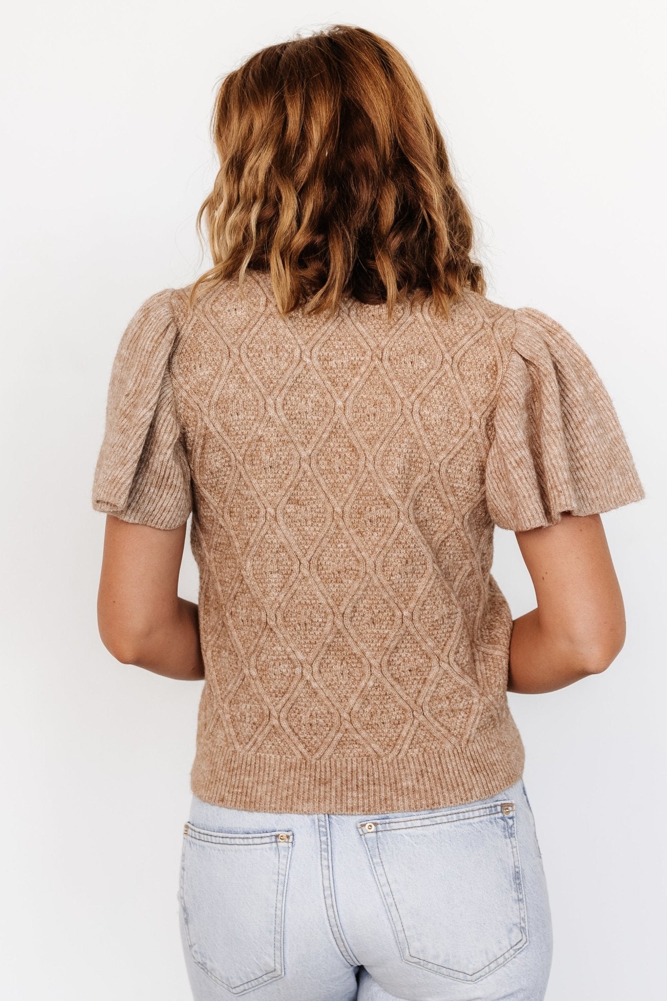 Asa Knit Sweater Top | Caramel - Baltic Born