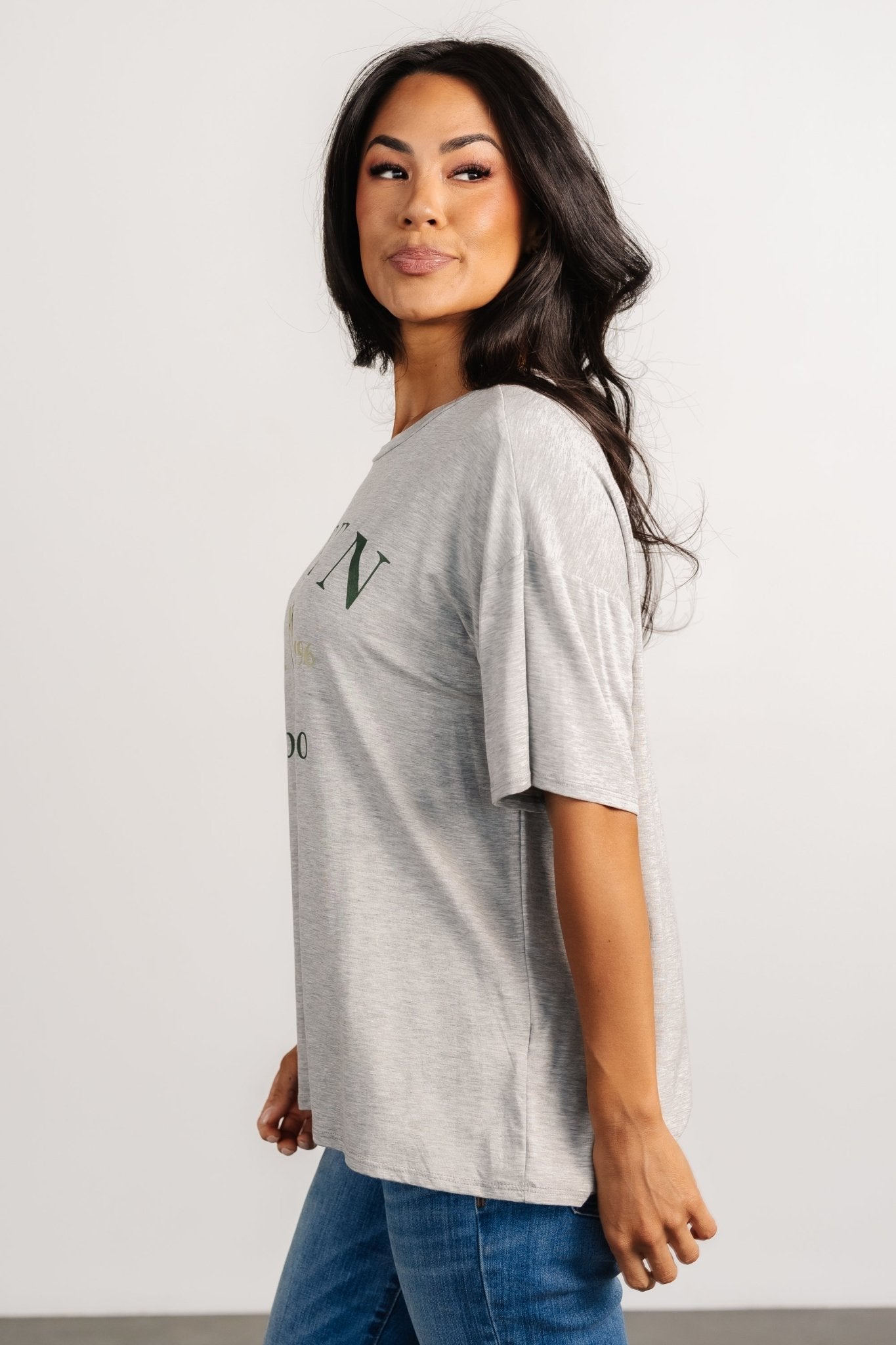 Aspen Relaxed Graphic Tee | Heather Gray - Baltic Born