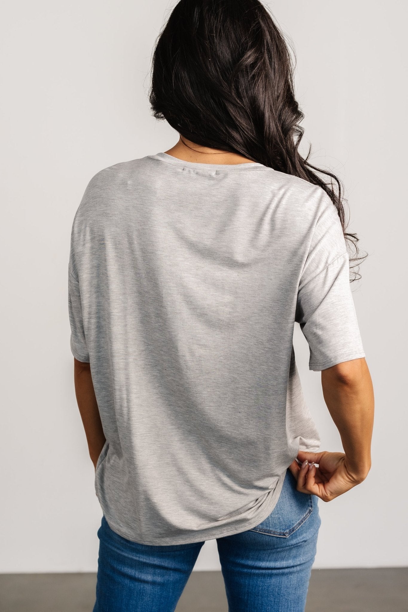 Aspen Relaxed Graphic Tee | Heather Gray - Baltic Born