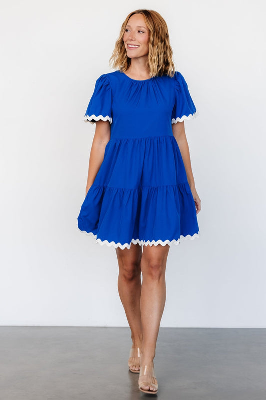 Astra Short Dress | Royal Blue - Baltic Born