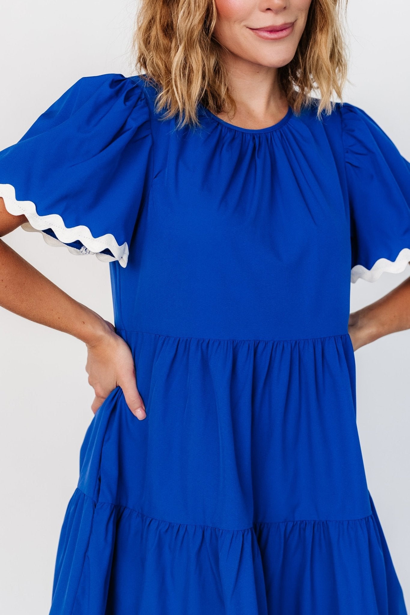 Astra Short Dress | Royal Blue - Baltic Born