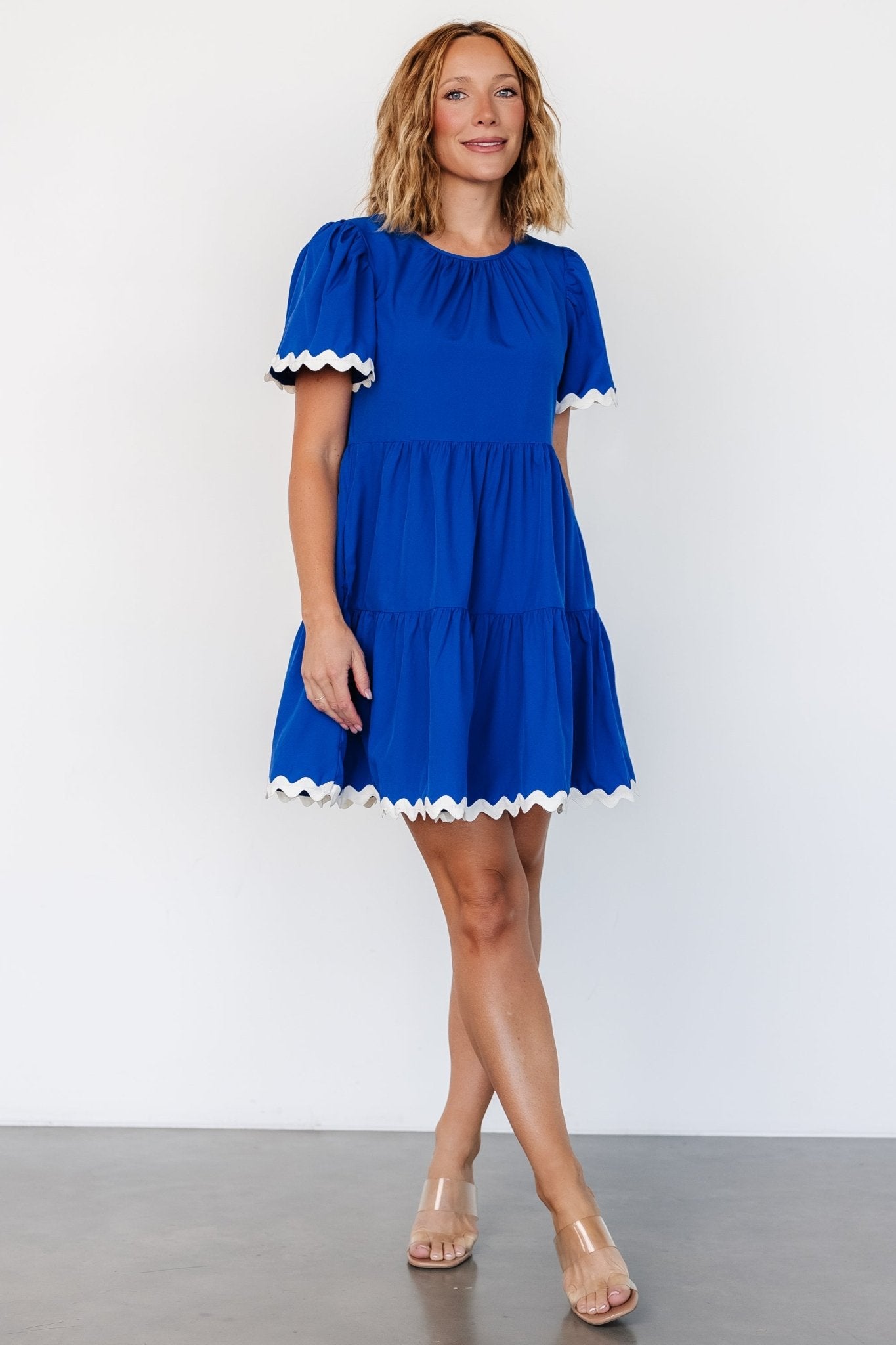 Astra Short Dress | Royal Blue - Baltic Born