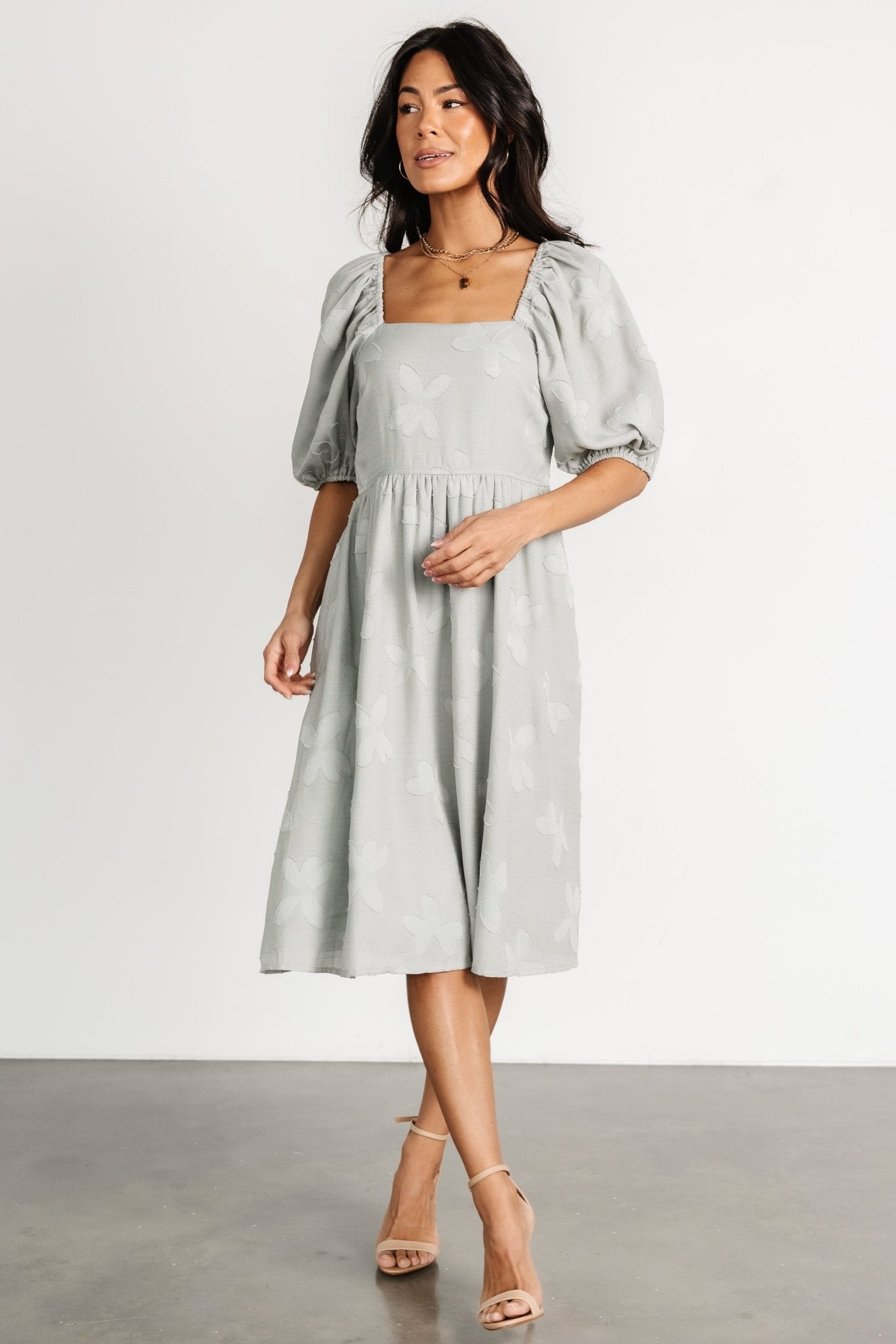 Avery Short Dress | Sage - Baltic Born