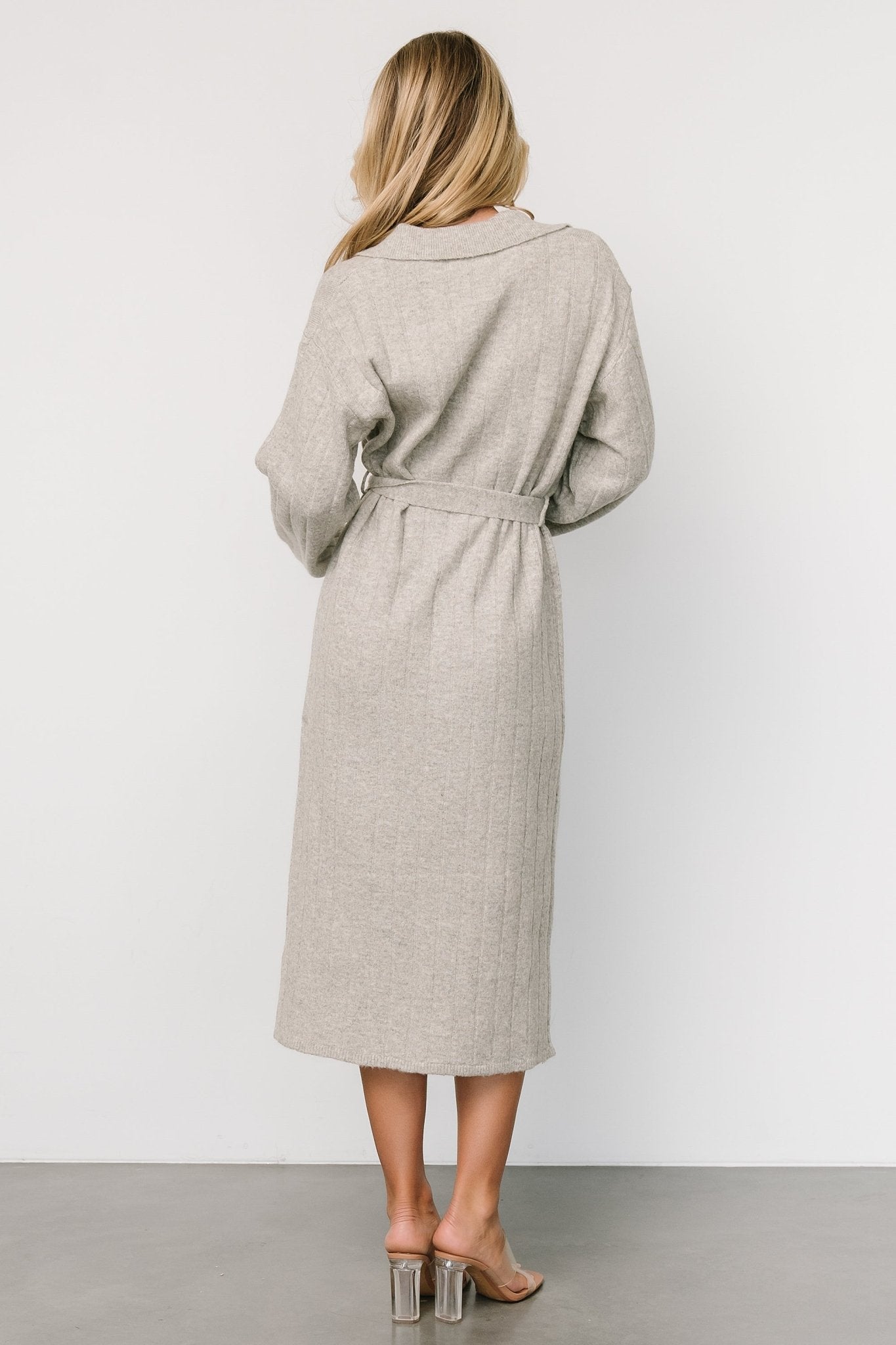 Barrie Sweater Dress | Gray - Baltic Born