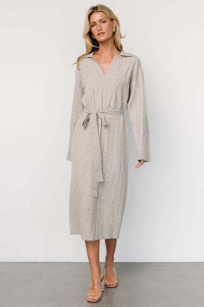 Barrie Sweater Dress | Gray - Baltic Born