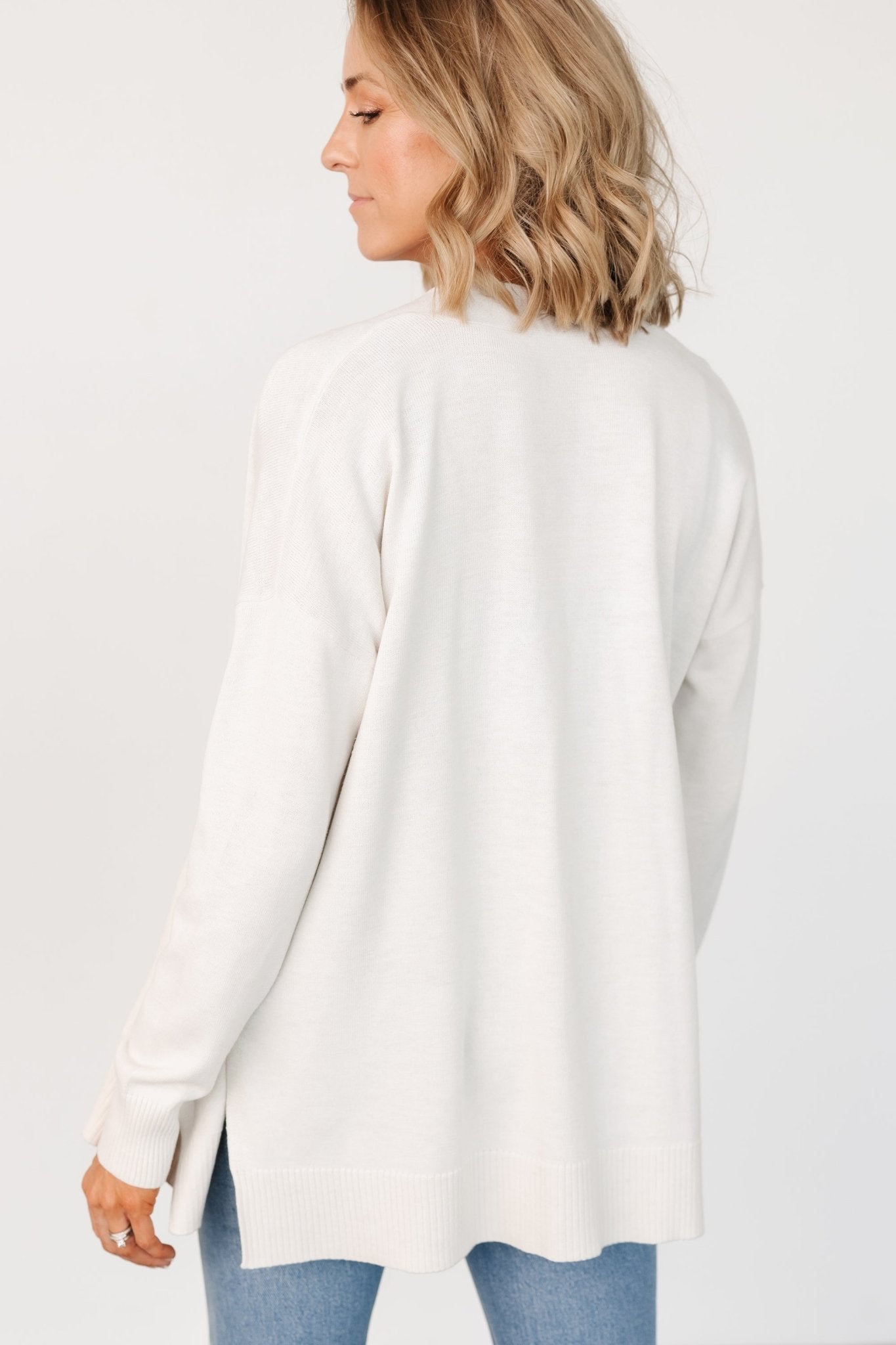 Bennett Pocket Cardigan | Ivory - Baltic Born