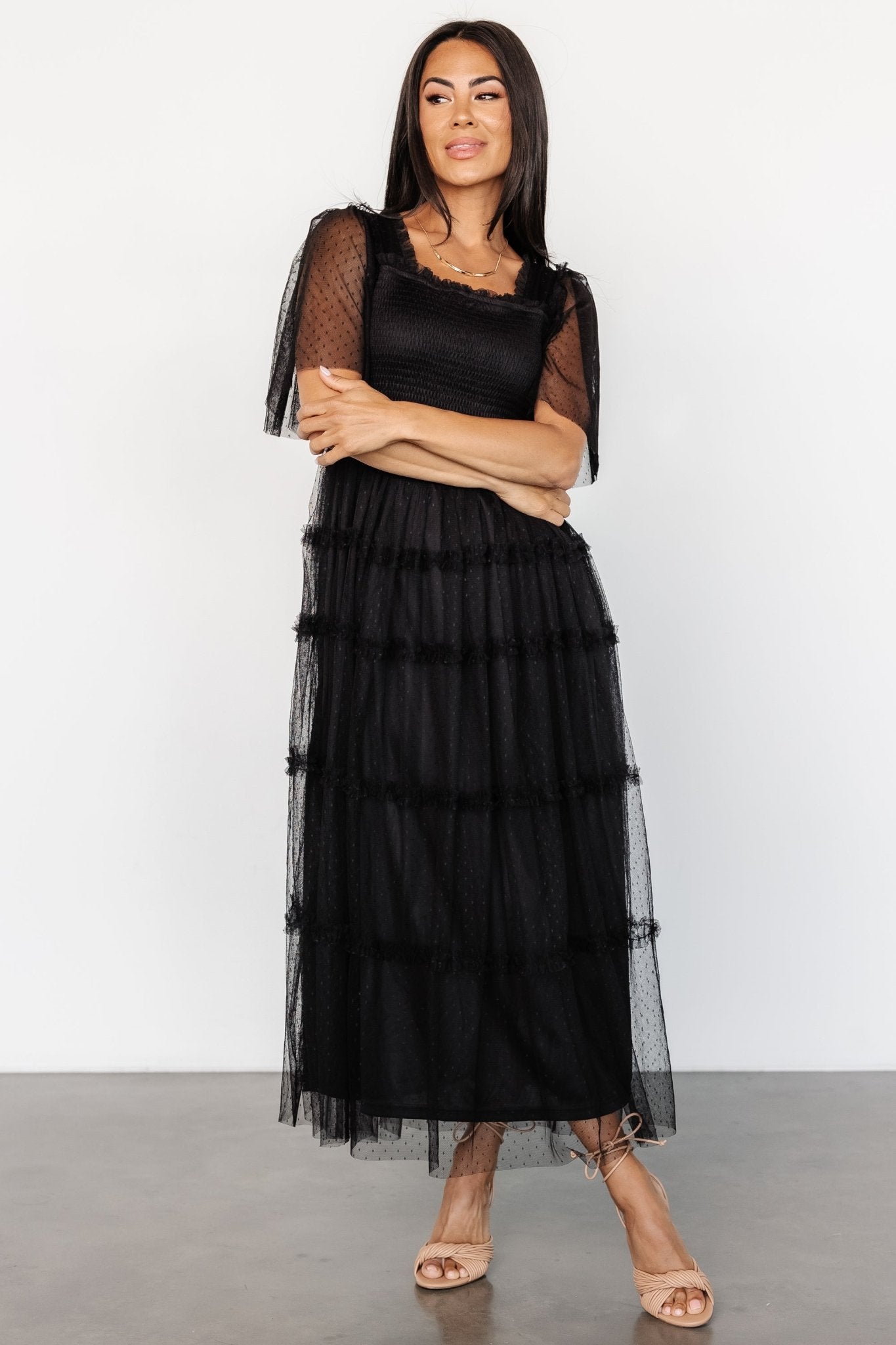 Bexley Tulle Dress | Black - Baltic Born