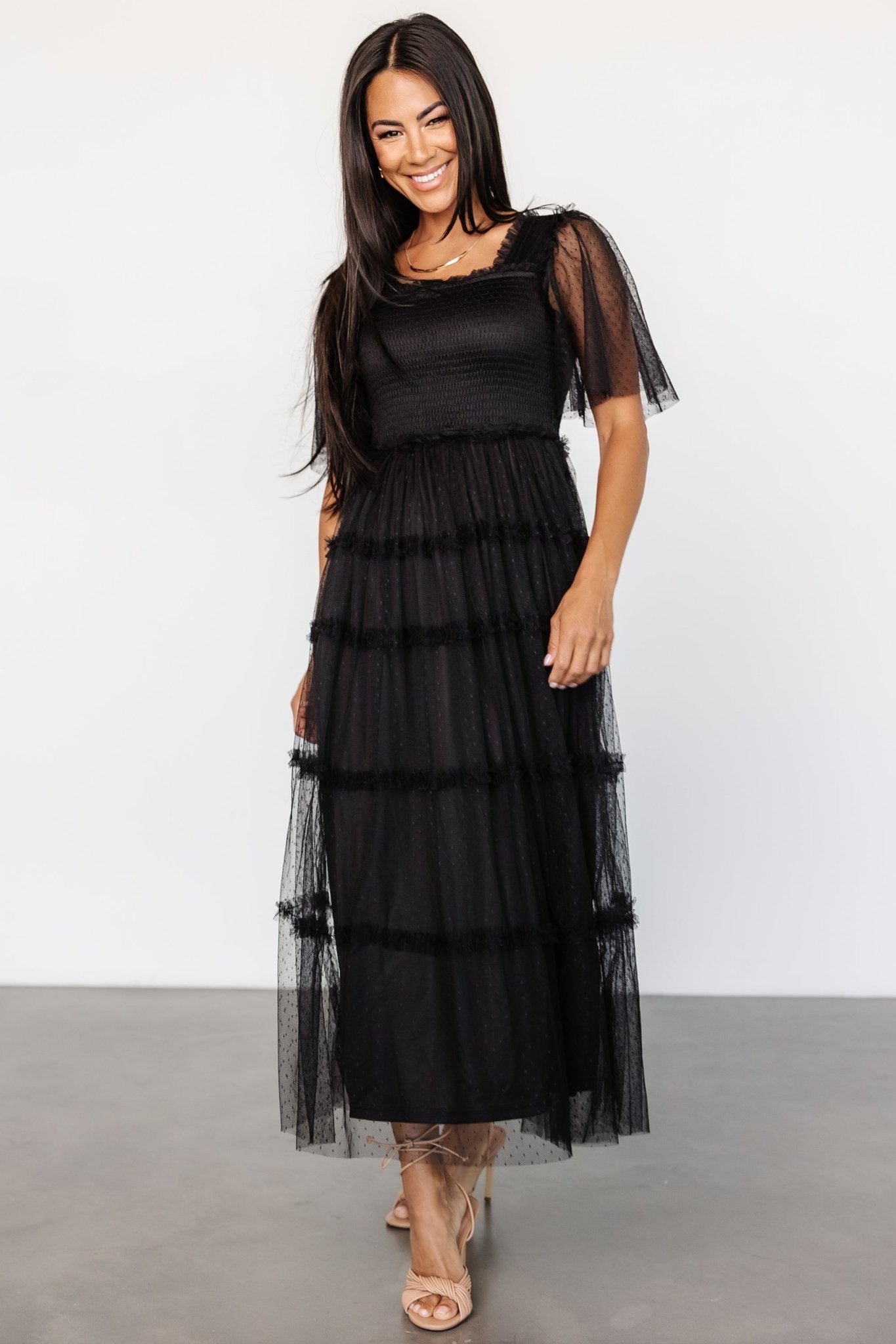 Bexley Tulle Dress | Black - Baltic Born