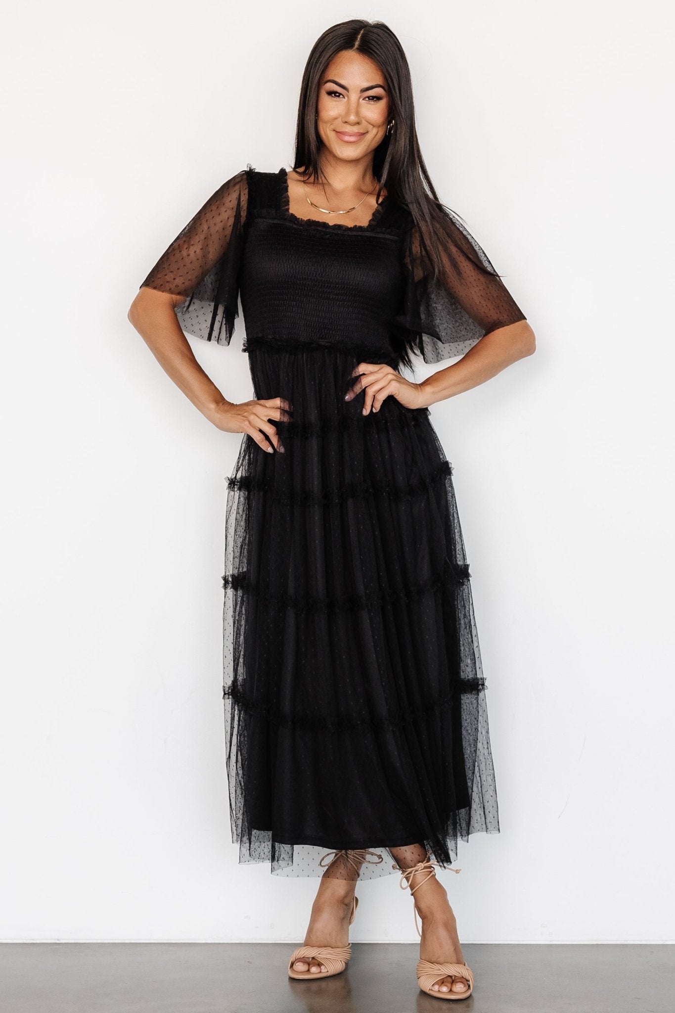 Bexley Tulle Dress | Black - Baltic Born