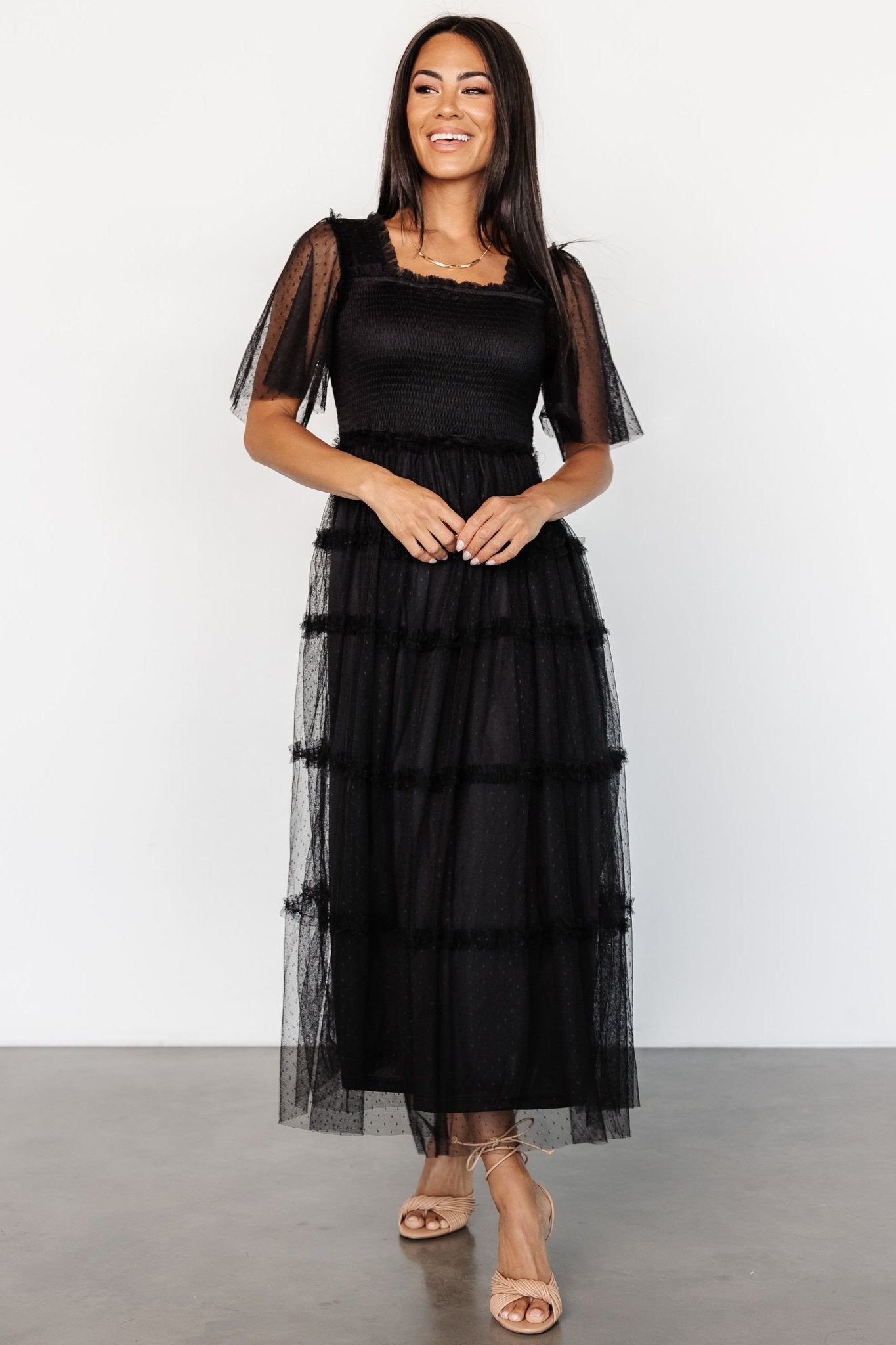 Bexley Tulle Dress | Black - Baltic Born