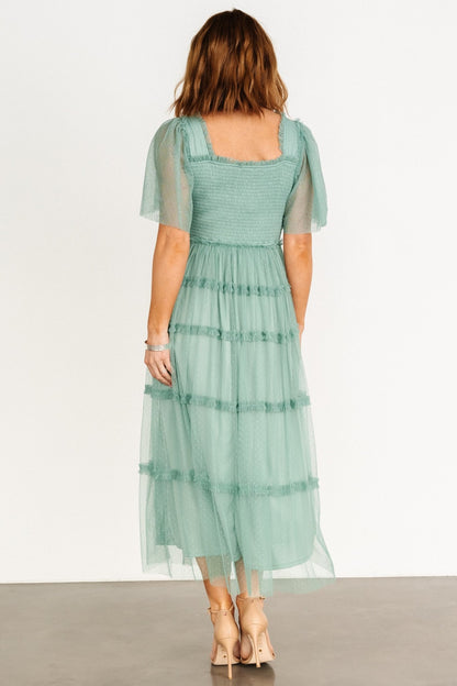 Bexley Tulle Dress | Eucalyptus - Baltic Born