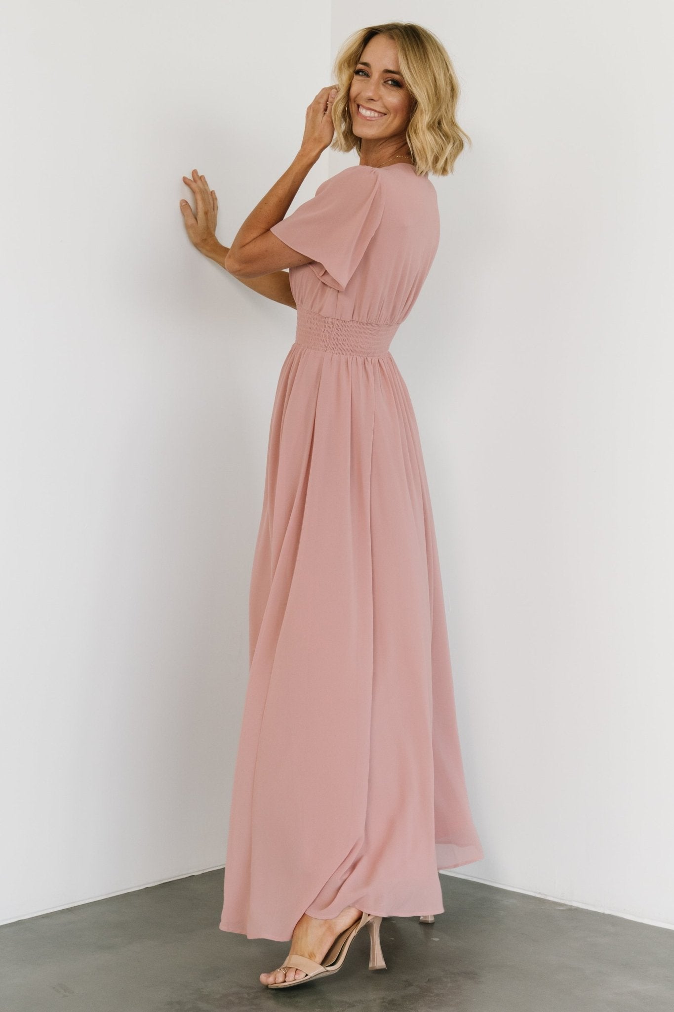 Birdie Maxi Dress | Blush - Baltic Born