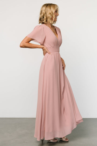 Birdie Maxi Dress | Blush - Baltic Born