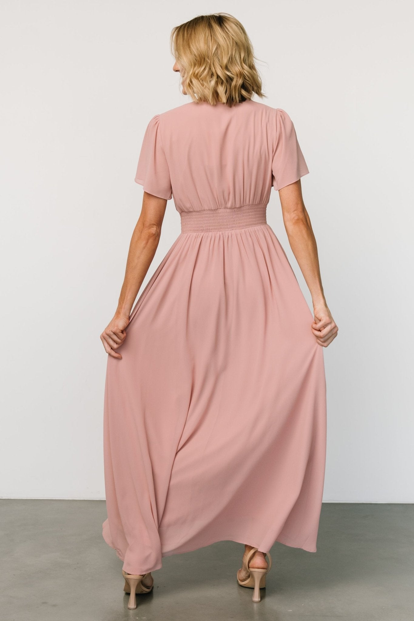 Birdie Maxi Dress | Blush - Baltic Born