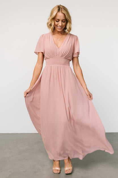 Birdie Maxi Dress | Blush - Baltic Born