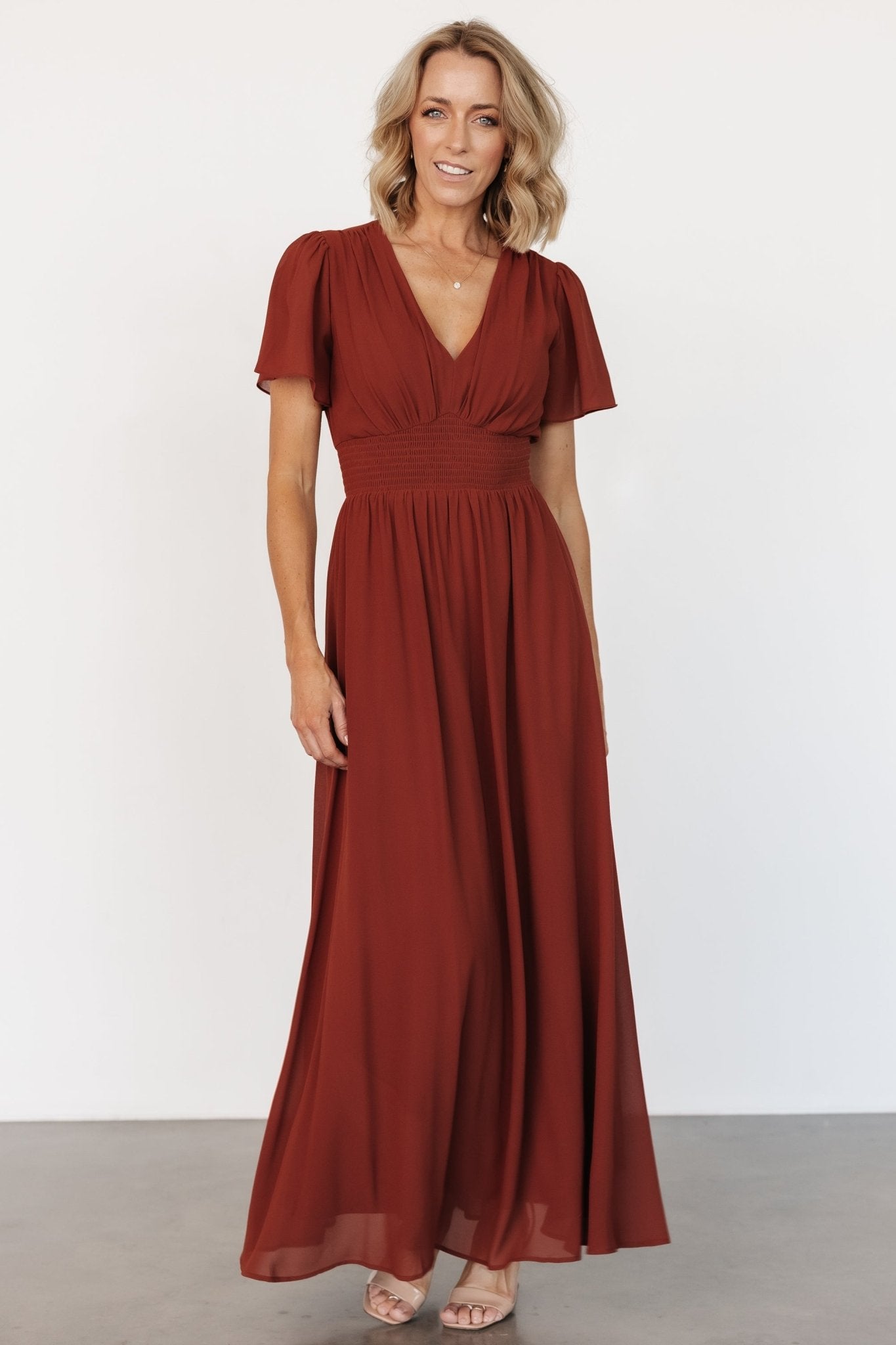 Birdie Maxi Dress | Cinnamon - Baltic Born