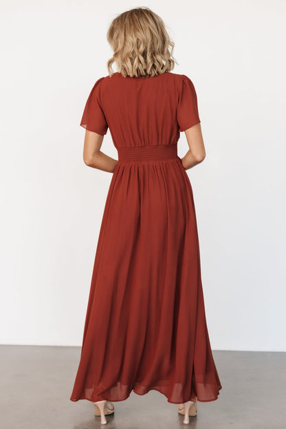 Birdie Maxi Dress | Cinnamon - Baltic Born