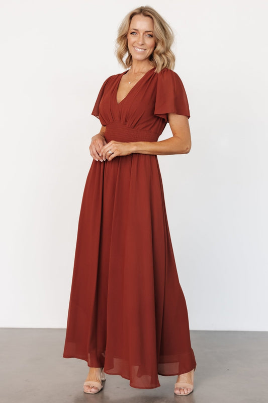 Birdie Maxi Dress | Cinnamon - Baltic Born