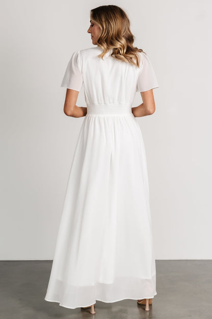 Birdie Maxi Dress | White - Baltic Born