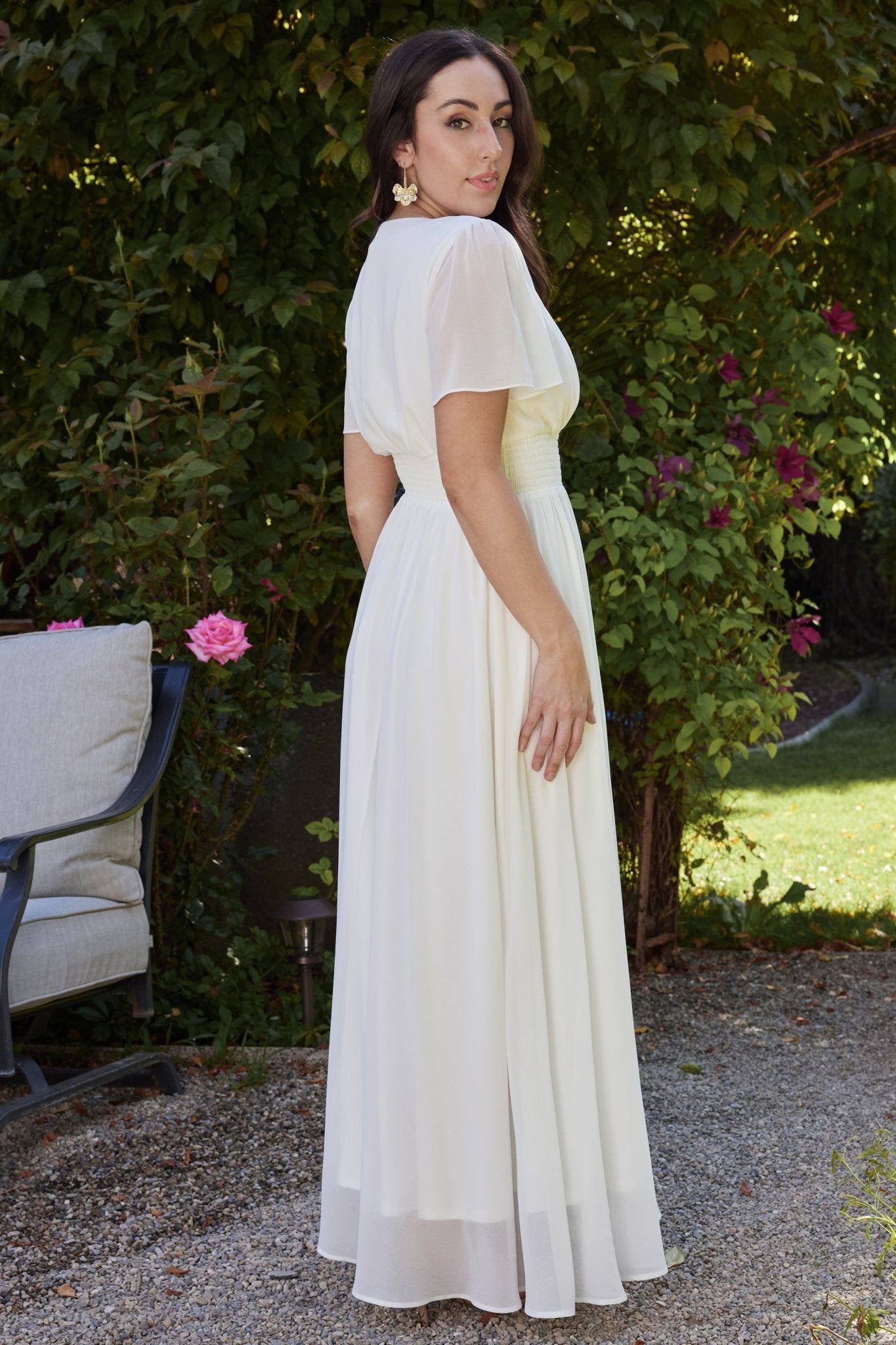 Birdie Maxi Dress | White - Baltic Born