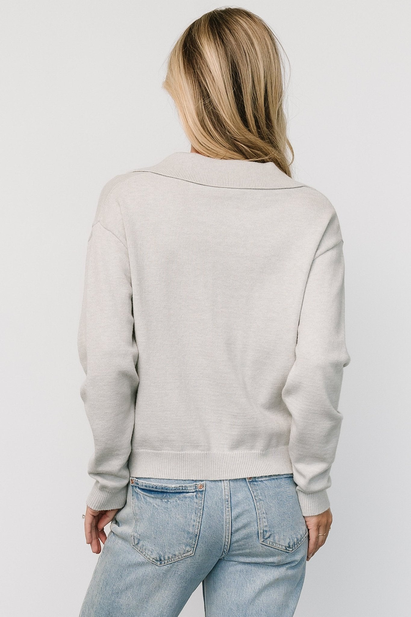 Bodhi Sweater | Light Gray - Baltic Born