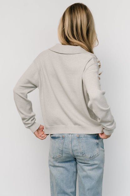 Bodhi Sweater | Light Gray - Baltic Born