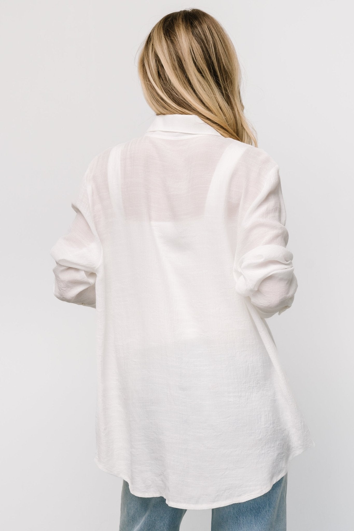 Breck Button Up Top | Off White - Baltic Born