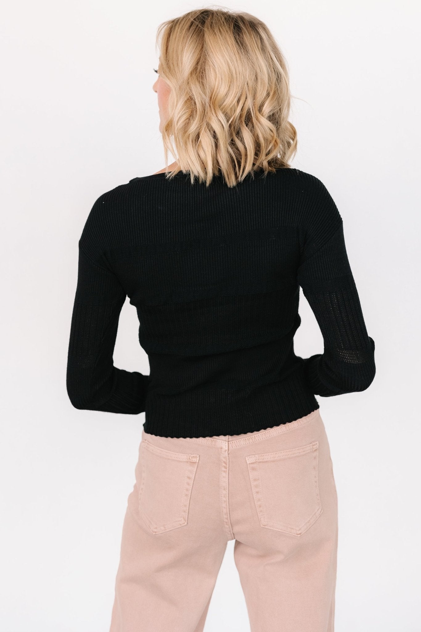 Bren Sweater Top | Black - Baltic Born