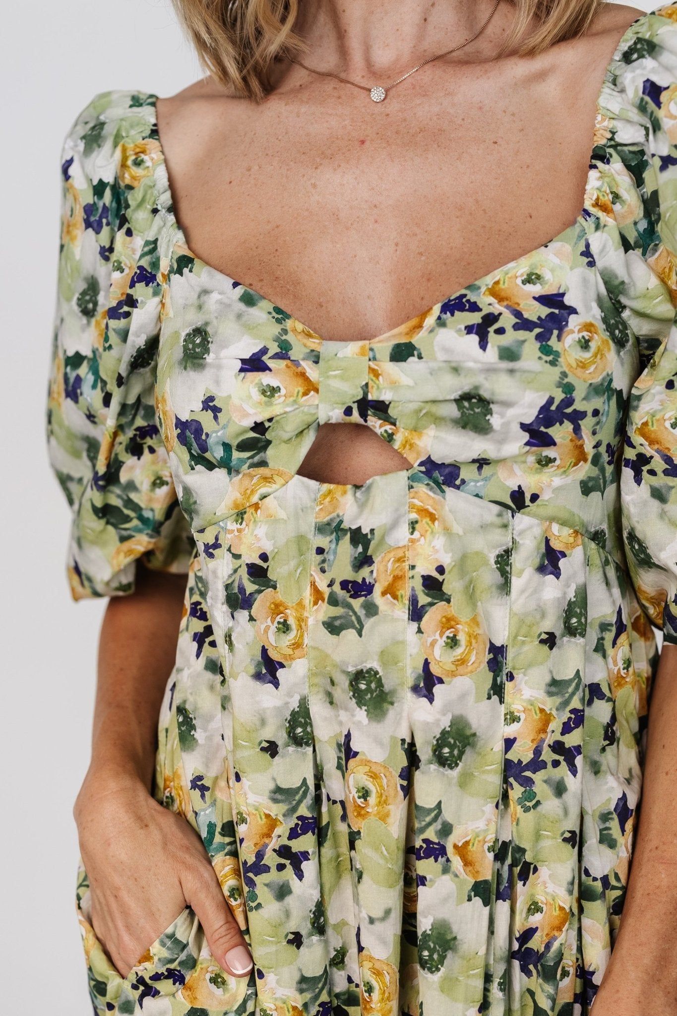 Baltic Born Womens Brielle Maxi Dress | Green Floral | Size: Small Baltic Born Womens Brielle Maxi Dress | Green Floral | Size: Small
