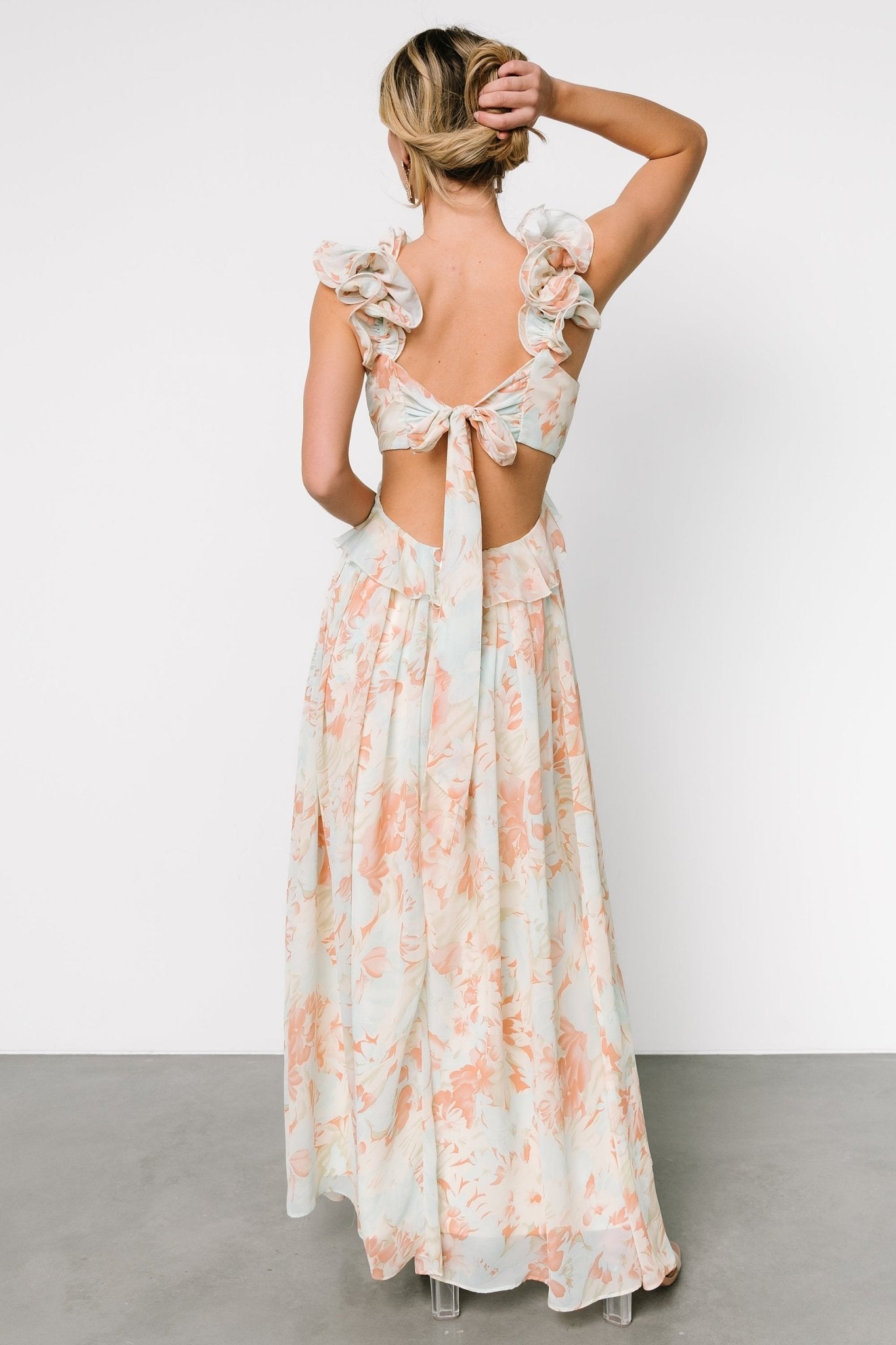 Brigitta Maxi Dress | Mint Floral - Baltic Born