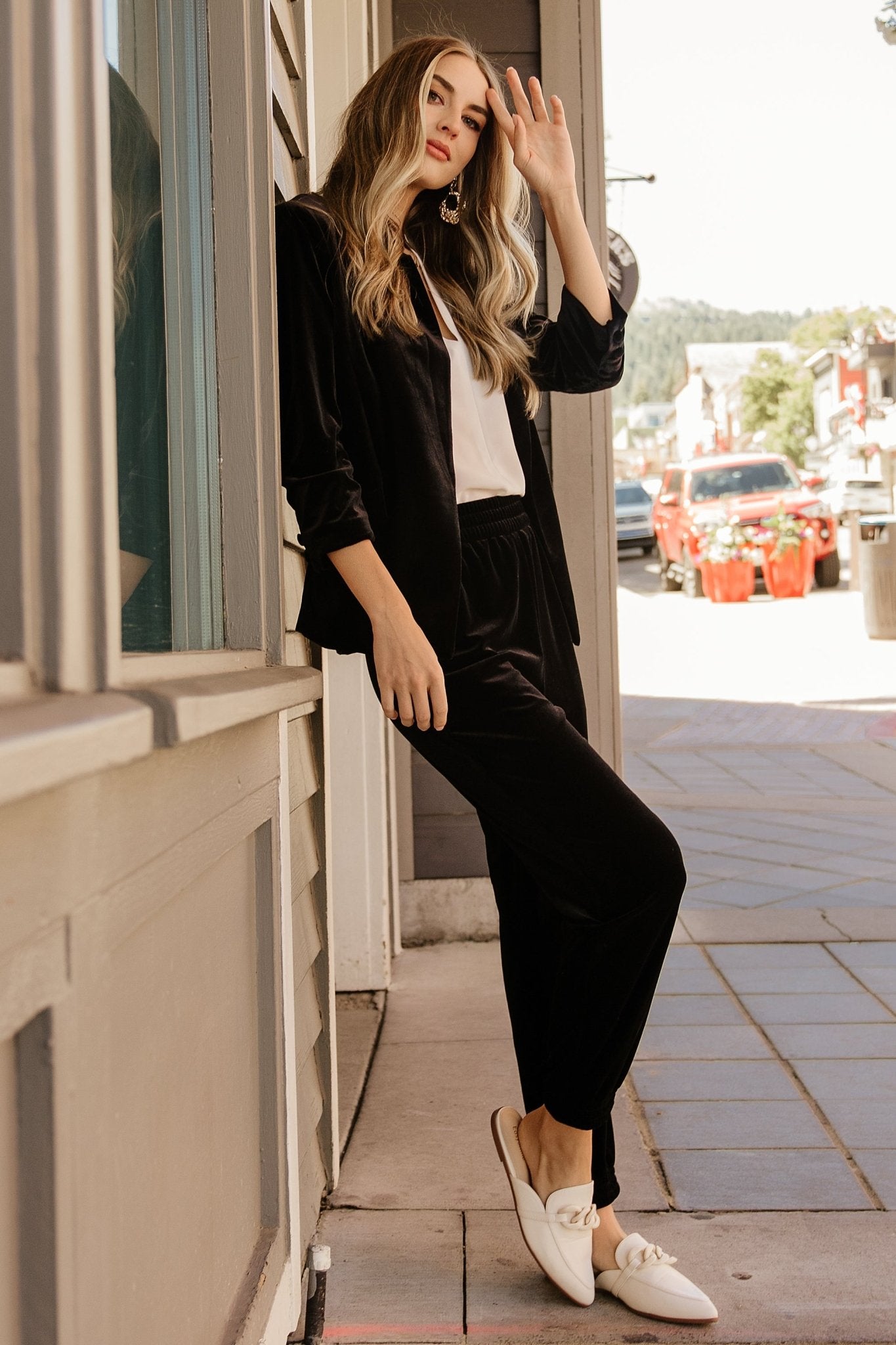 Brinton Velvet Blazer | Black - Baltic Born