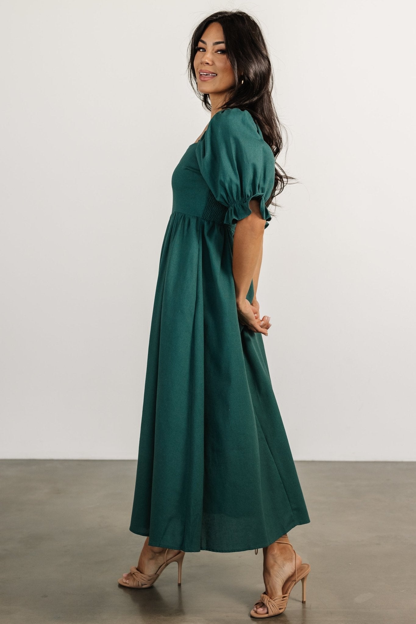 Britton Midi Dress | Evergreen - Baltic Born