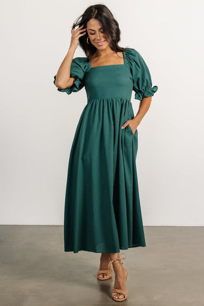 Britton Midi Dress | Evergreen - Baltic Born