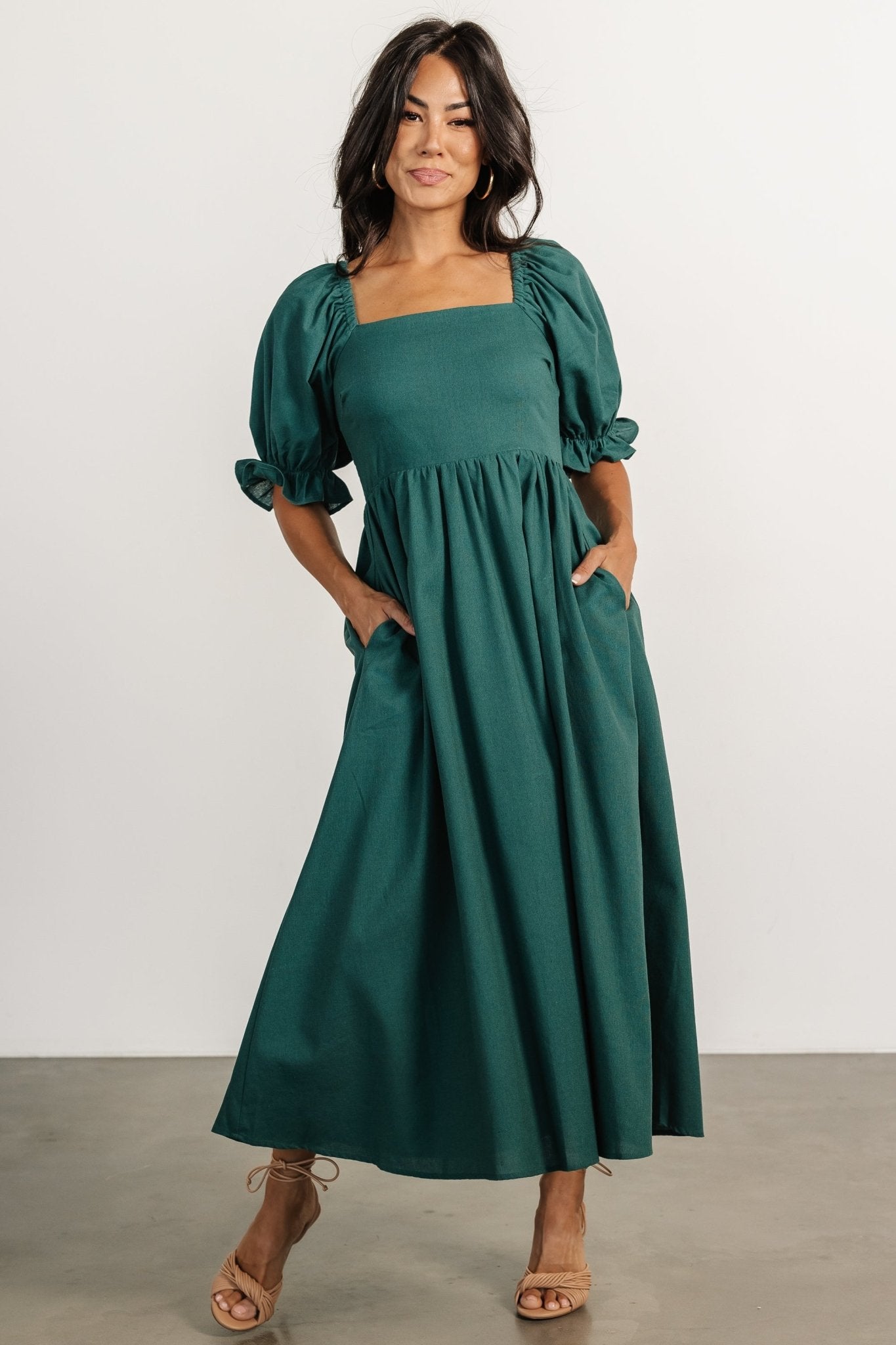 Britton Midi Dress | Evergreen - Baltic Born