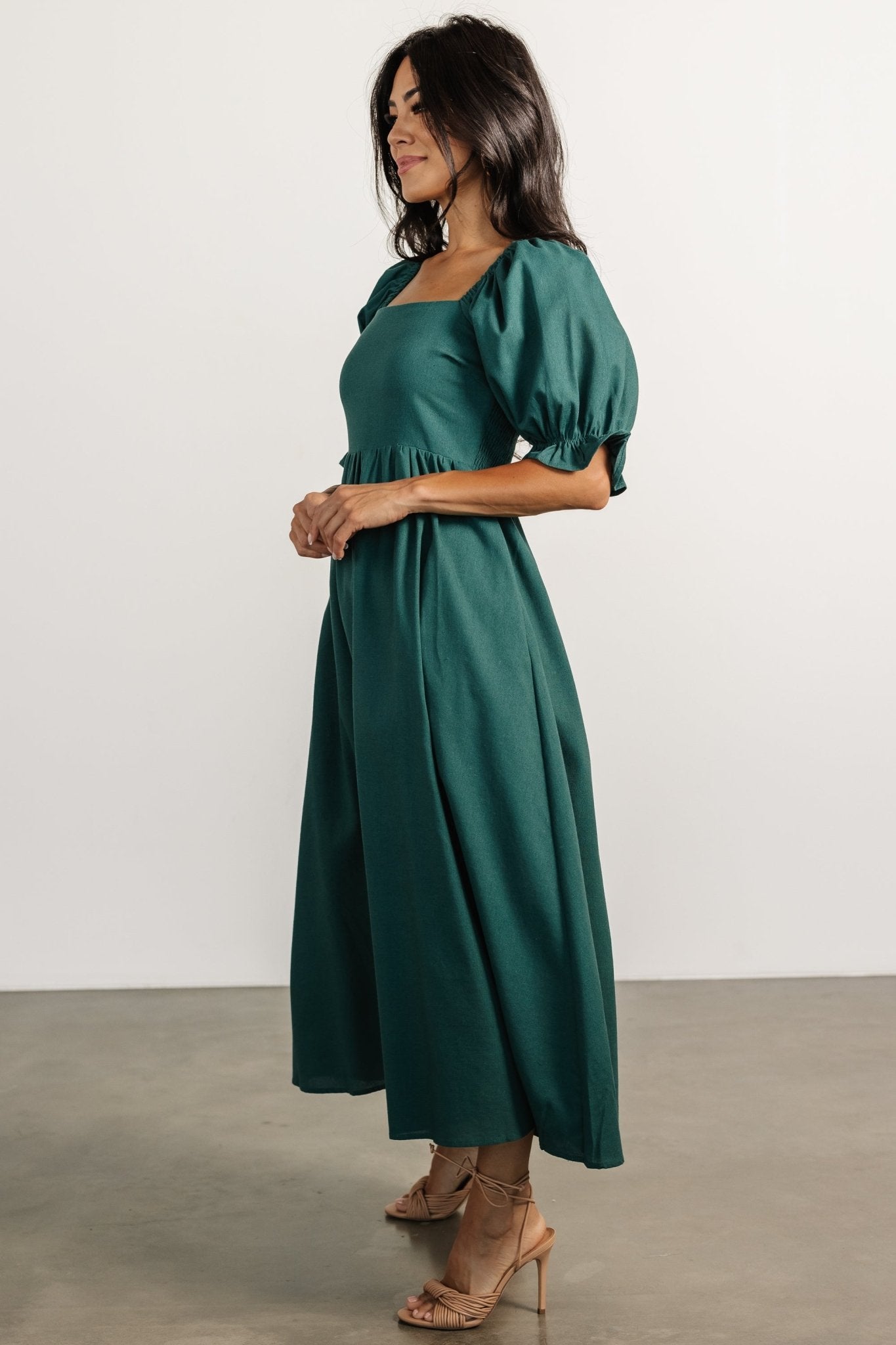 Britton Midi Dress | Evergreen - Baltic Born