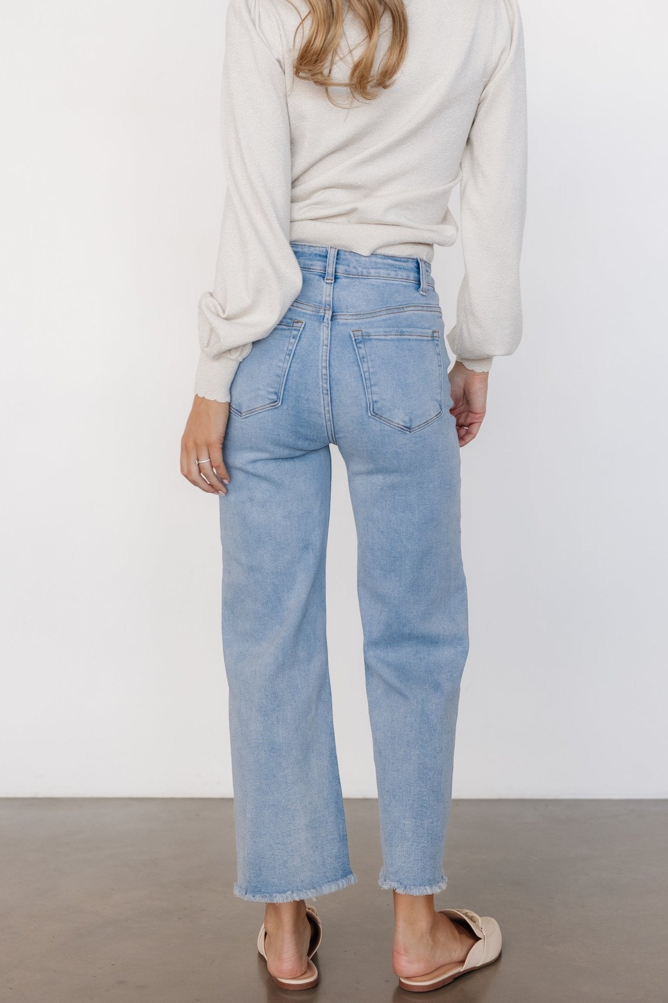 Brody High - Rise Wide Leg Jeans | Light Wash - Baltic Born