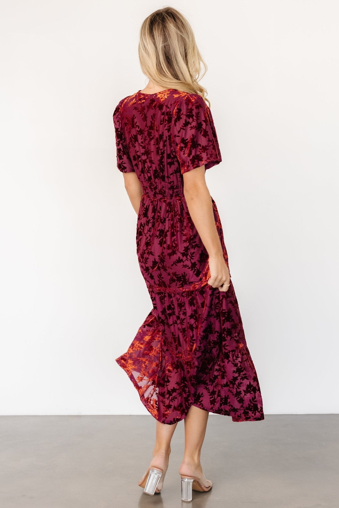 Bronwyn Velvet Dress | Rust - Baltic Born