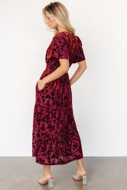 Bronwyn Velvet Dress | Rust - Baltic Born