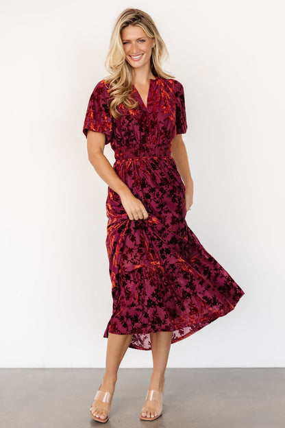 Bronwyn Velvet Dress | Rust - Baltic Born