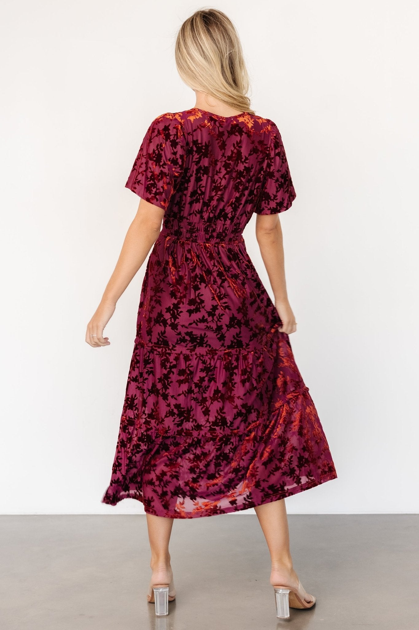 Bronwyn Velvet Dress | Rust - Baltic Born