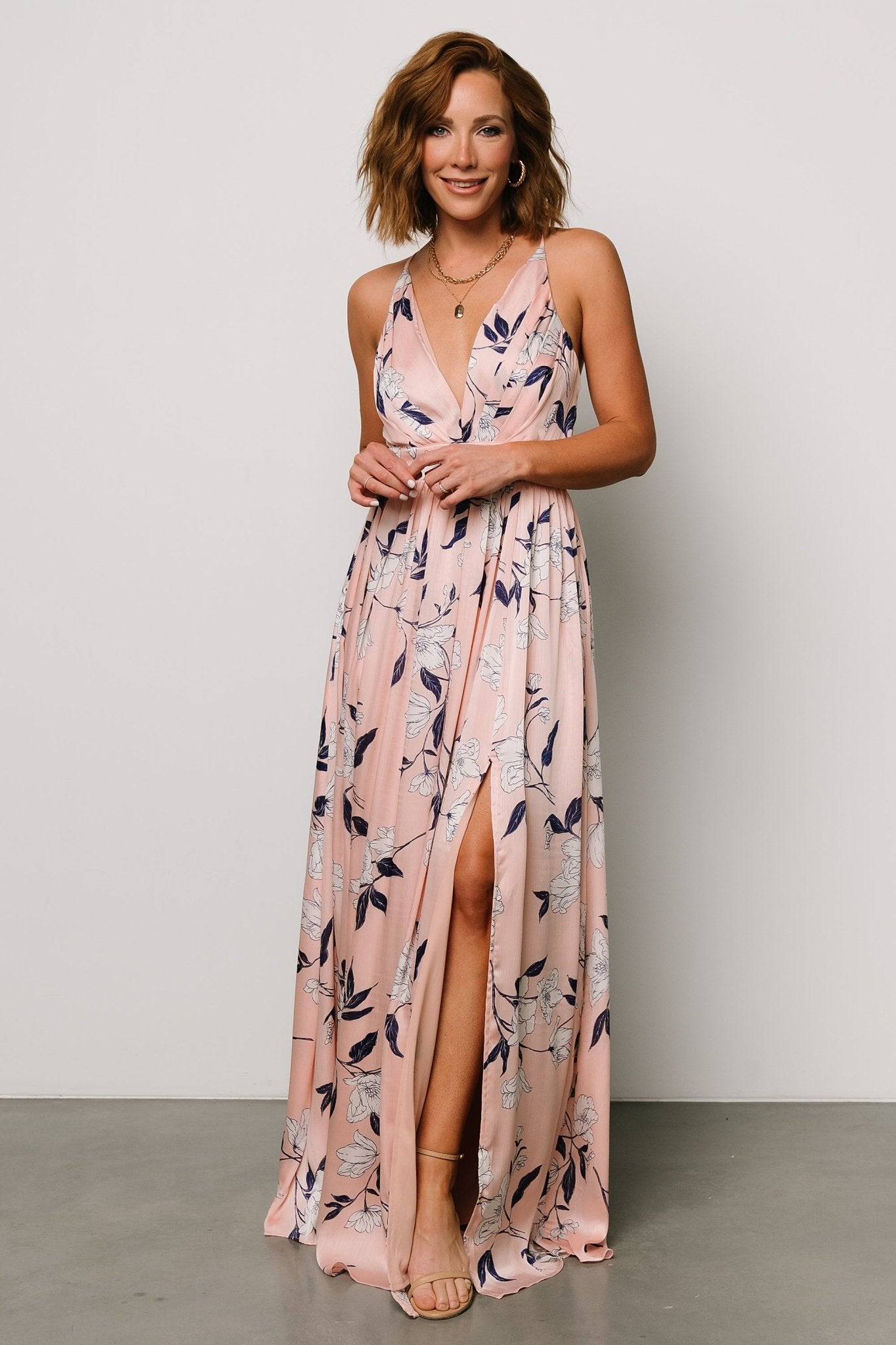 Brylee Maxi Dress | Blush Floral - Baltic Born