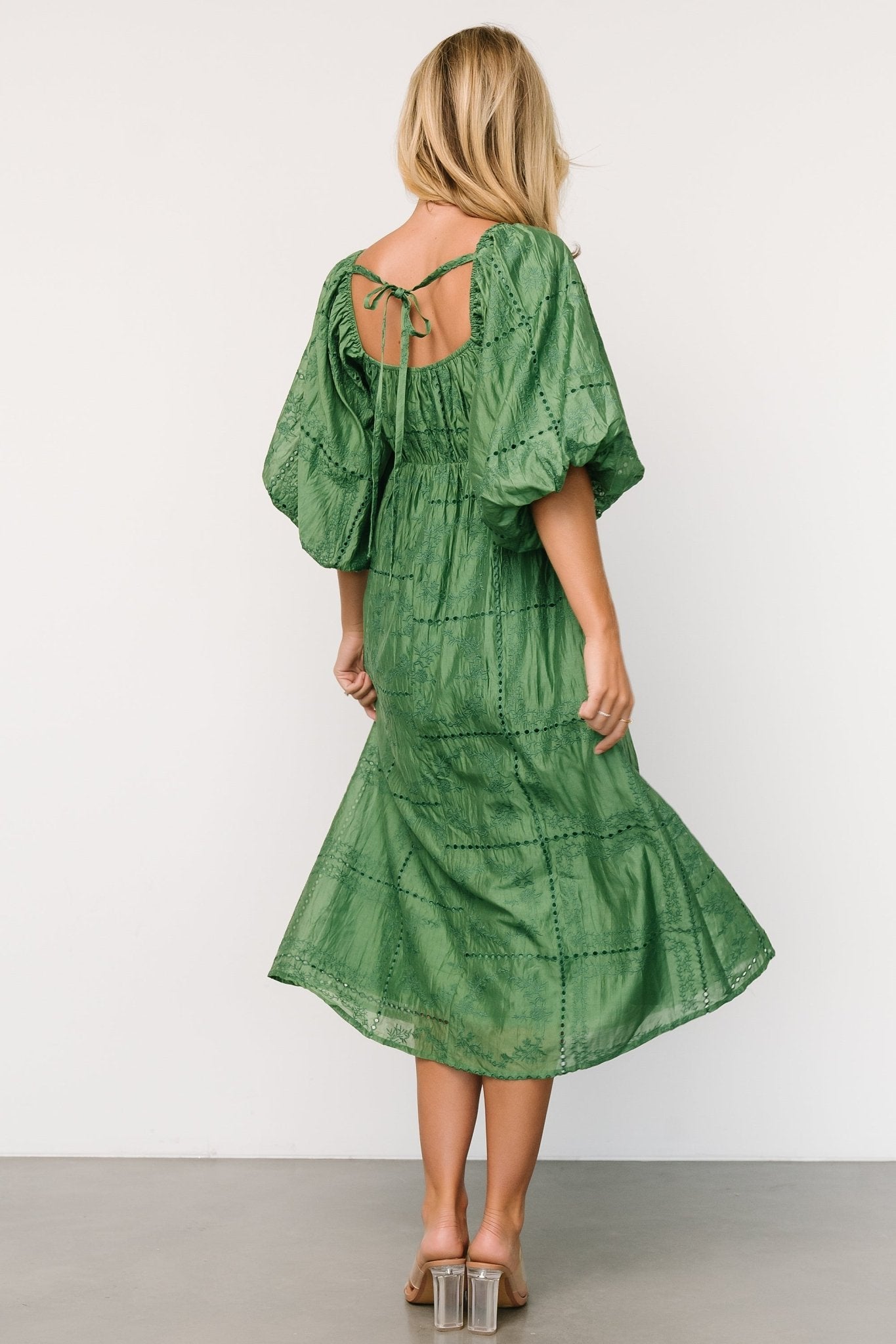 Brynn Midi Dress | Green - Baltic Born