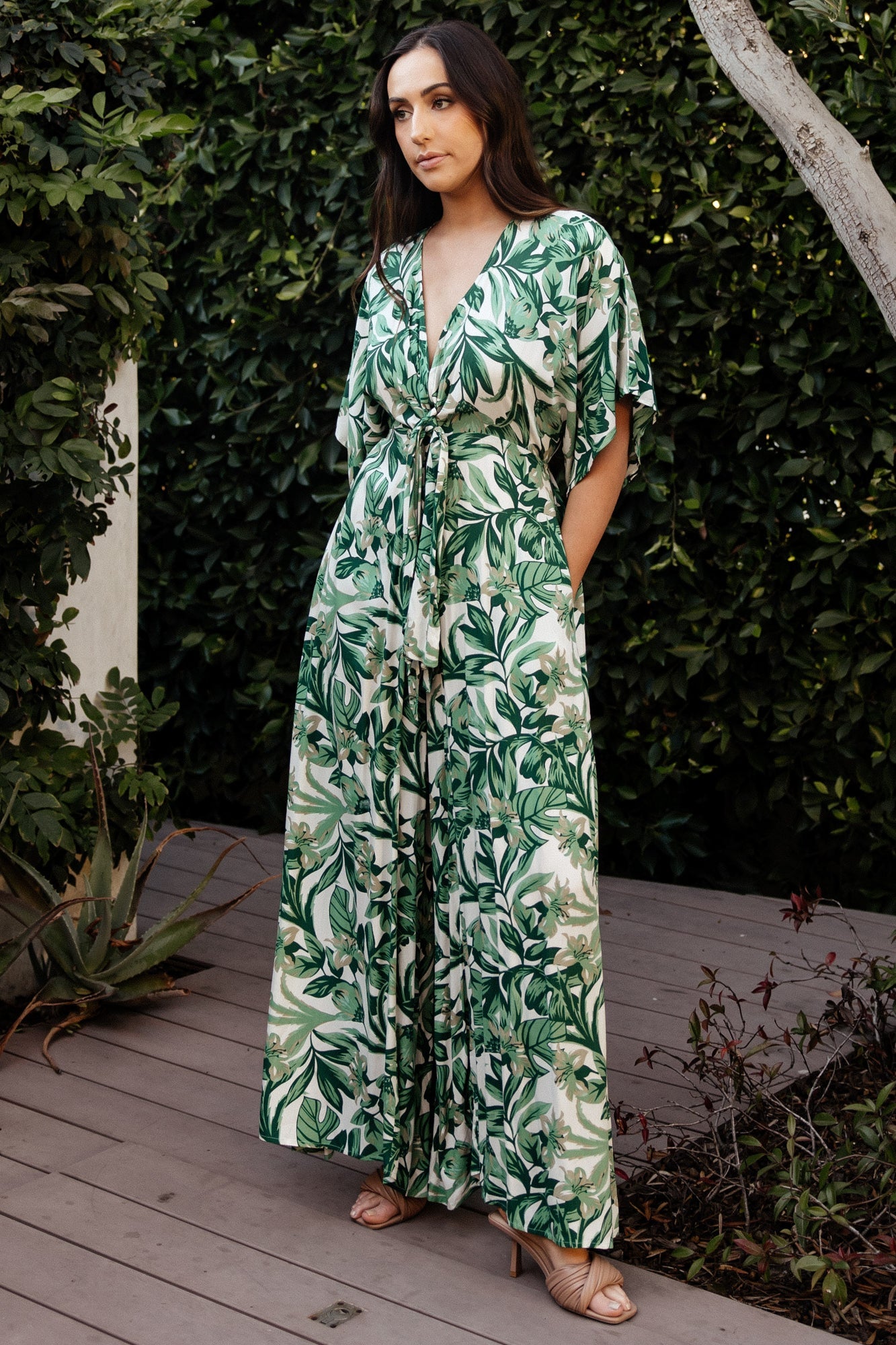 Byron Jumpsuit | Green Print - Baltic Born