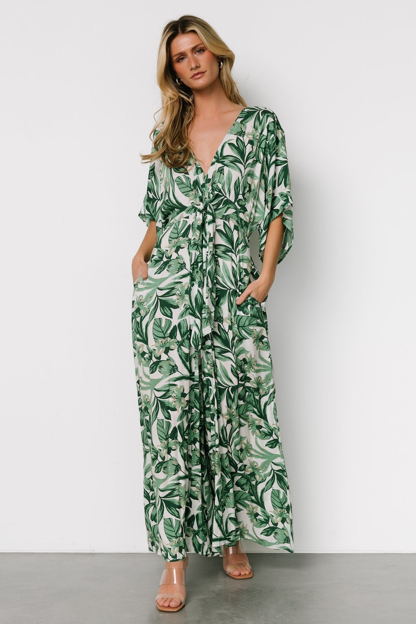 Byron Jumpsuit | Green Print - Baltic Born