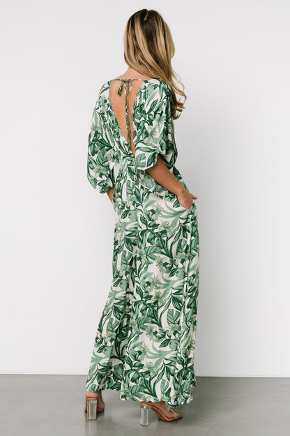 Byron Jumpsuit | Green Print - Baltic Born