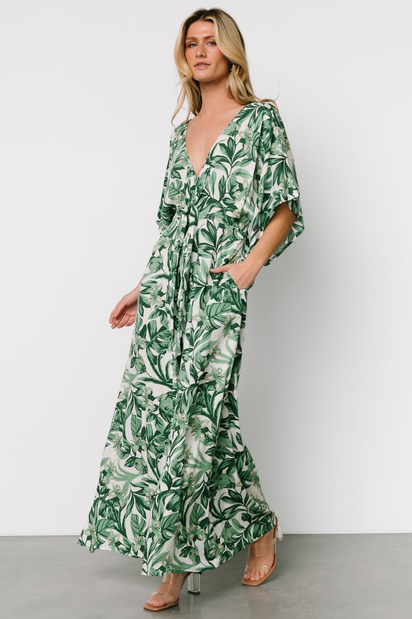 Byron Jumpsuit | Green Print - Baltic Born