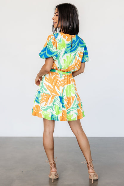 Cabo Short Dress | Multi Print - Baltic Born